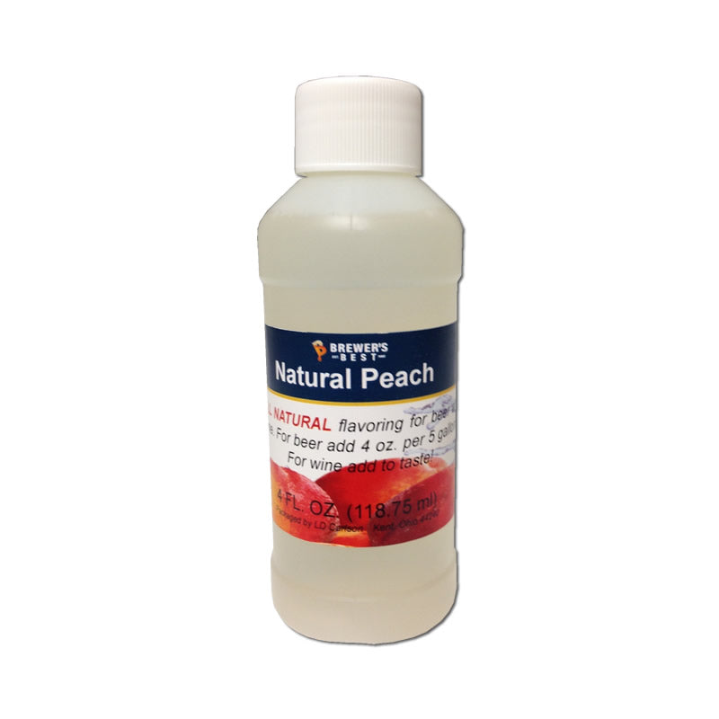 Natural Peach Flavoring - 4 oz