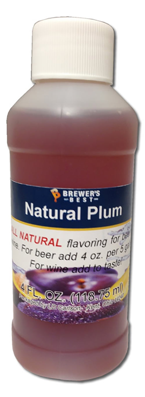 Natural Plum Flavoring - 4 oz