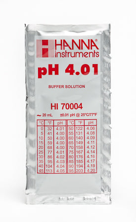 pH Meter Buffer Solution for pH 4.01 (20mL Pack)