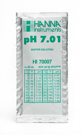 pH Meter Buffer Solution for pH 7.01 (20mL Pack)