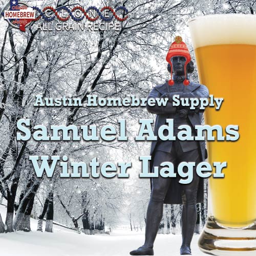 Samuel Adams Winter Lager  (21B) - ALL GRAIN Homebrew Ingredient Kit