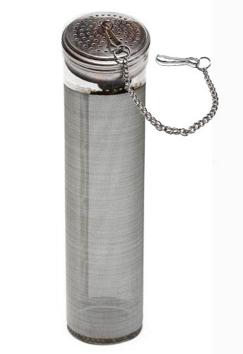 Stainless Hop Filter with Lid  (2.75" x 11.5" 400 Micron Mesh)