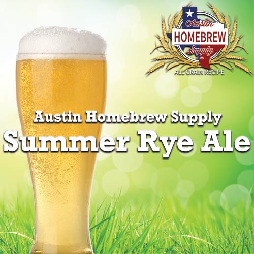 AHS Summer Rye Ale  (6D) - ALL GRAIN Homebrew Ingredient Kit