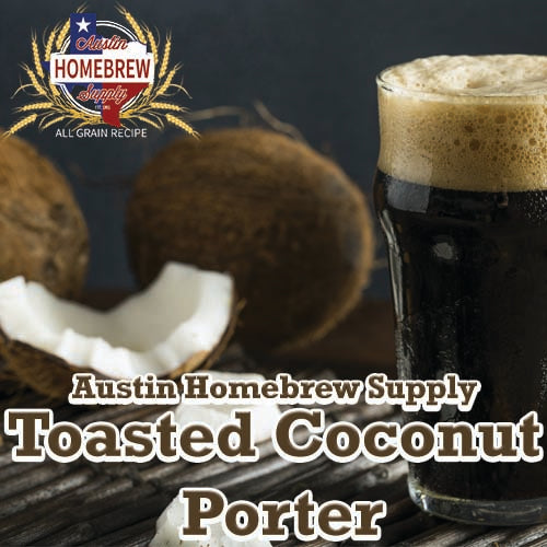 AHS Toasted Coconut Porter  (12B) - ALL GRAIN Homebrew Ingredient Kit