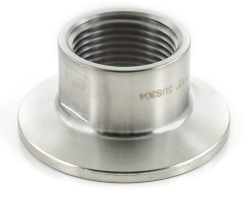 Stainless Steel Tri-Clamp 3/4" Female NPT - 1.5"