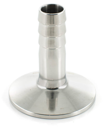 Stainless Steel Tri-Clamp Barb Nipple - 5/8" - 1.5"