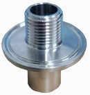Stainless Steel Tri-Clamp 1/2" Female NPT x 1/2" Male NPT Inside Ferrule - 1.5"