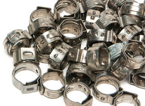 19.8 Stepless Zinc 3/4" O-Clamp - 100 count