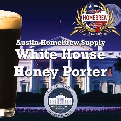 White House Honey Porter  (12B) - ALL GRAIN Homebrew Ingredient Kit