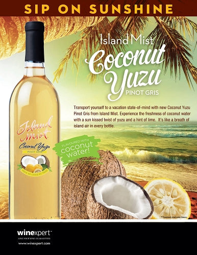 Island Mist Coconut Yuzu Wine Ingredient Kit
